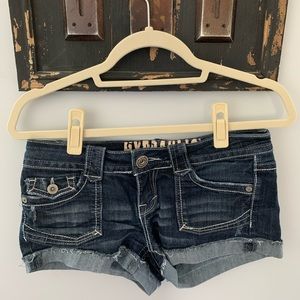 Hydraulic distressed jean shorts size 5/6 juniors